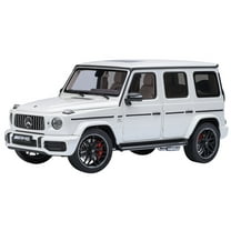 2019 Mercedes-Benz AMG G63 Brilliant White Metallic 1/18 Model Car by Autoart