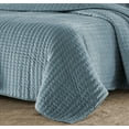 Stone Cottage Solid Blue Quilt Set, King