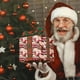 thumbnail image 2 of Papel de regalo Ulmasinn, 43 cm x 10 m, doble cara, Santa Plaid, 2 of 8