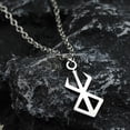 thumbnail image 2 of Berserk-COLLAR COLGANTE con logotipo de espada, Gargantilla, el guerrero loco de la mitología vikinga nórdica, cadena para mujeres y hombres, regalos Xams, 2 of 4