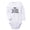 White, variant on I'm Watching The Game With My Daddy Funny Rompers, Newborn Baby Unisex Bodysuits, Infant Jumpsuits, Toddler 0-12 Months Kids Long Sleeves Oufits (Gray, 6-12 Months)