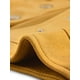 thumbnail image 5 of Chaqueta de motociclista recortada de gamuza sintética con muescas en el cuello, bolsillos, chaquetas de motociclista con botones Amarillo L, 5 of 6