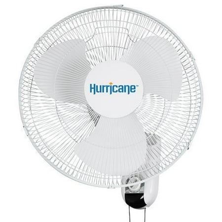 - Hurricane Classic Oscillating Wall Mount Fan 16 in