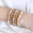 thumbnail image 4 of DESIGNICE Beaded Bracelets for Women,Stunning Wear Effect Women'S Bracelets,Artistic Bead Alignment Womens Bracelets,Gray, 4 of 4
