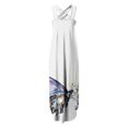 thumbnail image 5 of Vestido largo suelto sin mangas con bolsillos estampados informales de verano para mujer a la moda Fridja  hjkh2374, 5 of 5