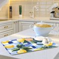 thumbnail image 6 of Yayeee Dish Drying Mat for Kitchen Counter 18"x24" Microfiber Absorbent Pad, Cartoon Lemon Leaves, 6 of 7