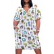 thumbnail image 1 of Artículos de jardinería - Patrón de jardinería de primavera con herramientas y suministros de jardinería Vestido holgado con bolsillos Vestidos largos de mujer Vestidos de noche de mujer, 1 of 6