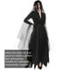 thumbnail image 2 of 1 juego de disfraces de Halloween Disfraz de bruja Vestido largo de Halloween Ropa de mascarada, 2 of 5