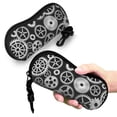 thumbnail image 5 of Zufioo Metallic Gears Print Sunglasses Case Tactical Zipper Sunglasses Carrying Case for Men Women, 5 of 6