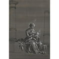 thumbnail image 2 of Hans Holbein The Younger 18x24 Gold Ornate Framed and Double Matted Museum Art Print Titled - Maria with Child Between Pillars (1520), 2 of 4