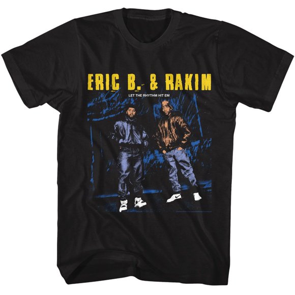 Eric B et Rakim Groupe T-Shirt Adulte Coloré Noir m