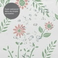 thumbnail image 5 of YFYANG Waterproof Bathroom Shower Curtain, Flower Leaves Pattern Shower Curtain Set with Hooks, Home Bathroom Tub Decor - 72 "x72", Iron Hooks, 5 of 6