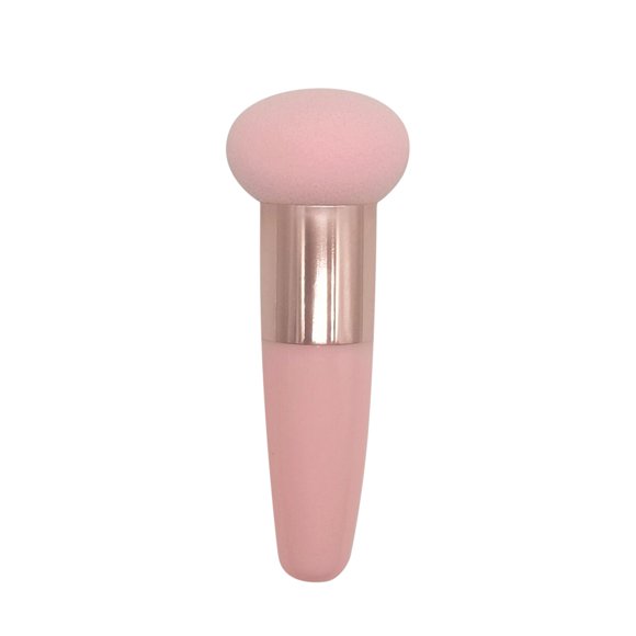Juego de brochas para base de maquillaje, crema líquida y esponja.