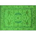 thumbnail image 1 of Ahgly Company Indoor Rectangle Oriental Green Industrial Area Rugs, 2' x 5', 1 of 4