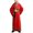 Red, variant on Kids Chinese Traditional Hanfu Dress Suit for Boys Girls Ancient Party Long Sleeve Dresses Gown Clothing Performance Costumes 2-18Y Black