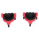 thumbnail image 4 of Rodillera rodante de 2 uds, Protector de rodilla multifuncional ABS con rueda Universal para instalación en el suelo, color rojo, 4 of 14