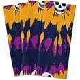 thumbnail image 2 of Dreamtimes Halloween Skull Purple Tie Dye Kitchen Towel, Dish Towels Quick Drying Tea Towels Absorbent Hand Towels for Kitchen Sink Dinner Table 28 x 18 Inches, Set of 1, 2 of 7