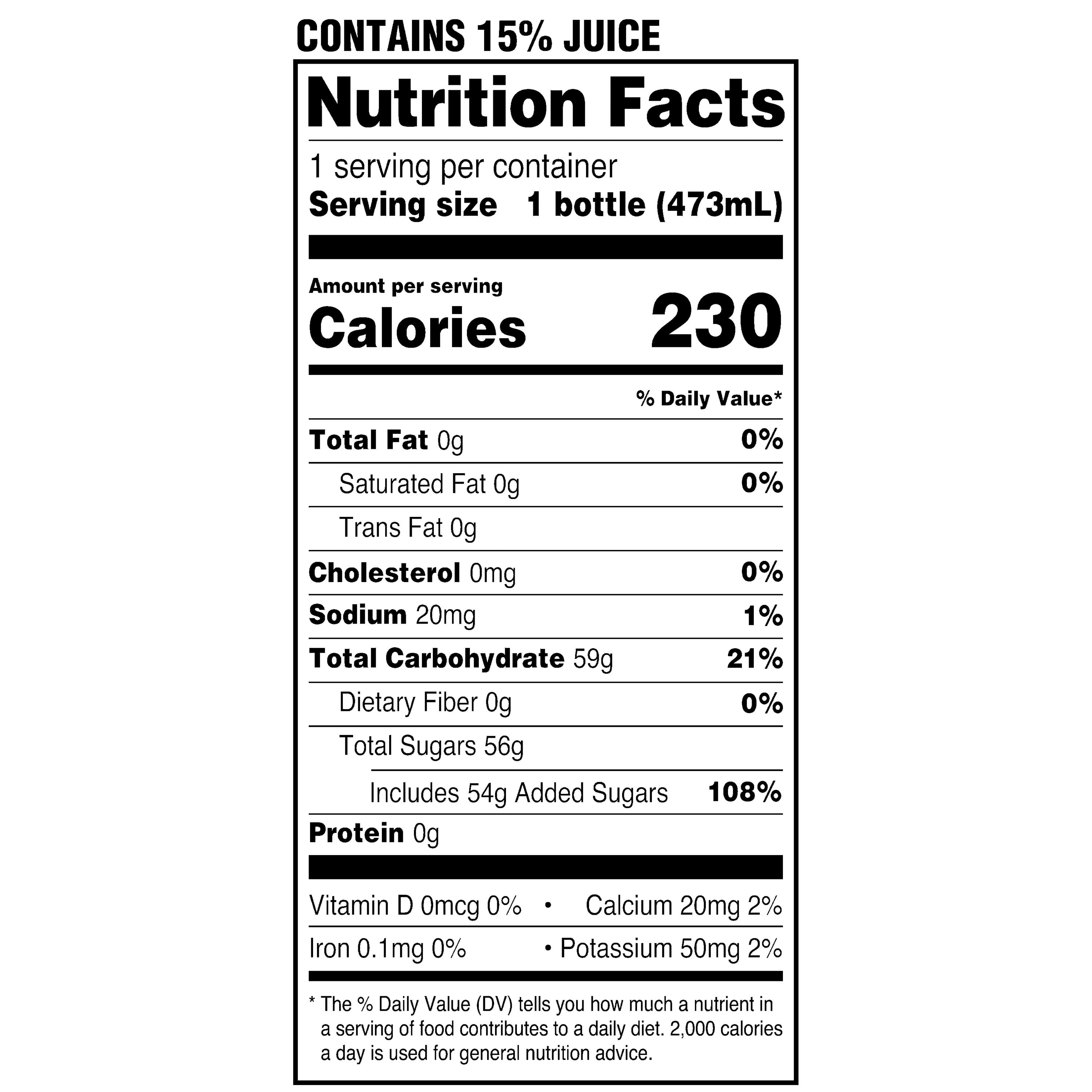 Great Value Strawberry Lemonade, 16 fl oz