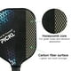 thumbnail image 4 of Raquetas de pickleball Juego de paleta y pelota de Pickleball ultraligero Superficie de fibra de carbono Pickle Ball Raqueta 1 Paletas con 2 bolas LEIJIAER Raquetas de pickleball, 4 of 7