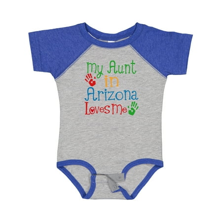 

Inktastic Arizona Aunt Loves Me Nephew Gift Baby Boy or Baby Girl Bodysuit