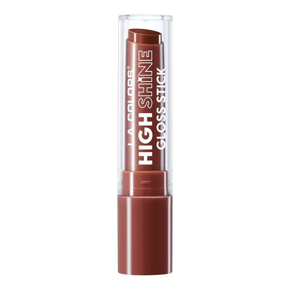 L.A. COLORS High Shine Hydrating Gloss Stick, Lip Balm with Sheer Color, Glossylicious, 0.09 oz