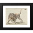 thumbnail image 2 of Cornelis Saftleven 18x15 Black Modern Framed Museum Art Print Titled - Lion (C. 1626), 2 of 5
