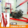 thumbnail image 6 of Telyswee 4400LBS Engine Hoist, 2TON Folding Hydraulic Hoists Cherry Picker, Heavy-Duty Engine Crane Lifter with 6 Wheels, for Ports Warehouses Garage Factory, 6 of 7