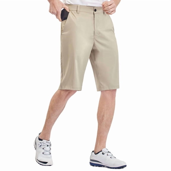 SPECIALMAGIC Mens Golf Hiking Shorts Lightweight Casual Dress 12" Inseam Work Stretch Travel Hybrid Quick Drying with Pockets