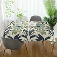 thumbnail image 3 of Yayeee Tablecloths 54" x 54" Rectangle Wrinkle Resistant Party Table Cover, Blue Floral Pattern, 3 of 8