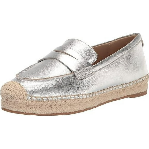 Sam Edelman Women's Kai Loafer Flats Soft Silver 6M