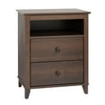 thumbnail image 6 of Prepac Yaletown 2-Drawer Tall Nightstand, Espresso, 6 of 8