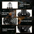 thumbnail image 3 of Simple Deluxe 50W Ceramic Heat Emitter Reptile Heat Lamp Bulb No Light Emitting Brooder Coop Heater for Amphibian Pet & Incubating Chicken, 1-Pack, 3 of 6