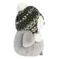 thumbnail image 3 of Aurora® Festive Holiday Chillin' Chick™ Chiyu Stuffed Animal - Seasonal Cheer - Heartwarming Gifts - Gray 10 Inches, 3 of 4