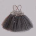 thumbnail image 3 of Vestido de verano para niñas pequeñas, sin espalda, para fiesta de cumpleaños, de malla, de princesa, para niñas de 0 a 3 años, vestido de tutú, ropa para niñas pequeñas, 3 of 5
