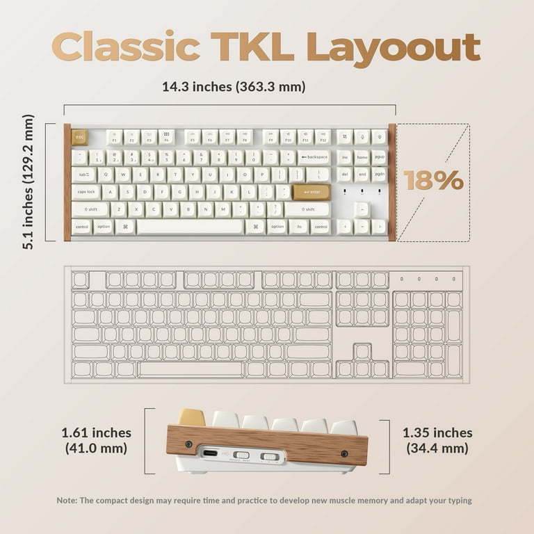 Keychron K8 HE 80% TKL Wireless RGB Magnetic Switch Keyboard