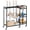 Large, variant on Broom Holder with Cleaning Supplies Organizer, Movable Broom Closet Storage Cabinet with Cleaning Caddy, Cleaning Cart with Mop Rack, Janitorial Housekeeping Cart on Wheels, Laundry Room Organization