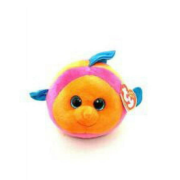 TY Beanie Ballz - SPLASHY the Fish (Glittery Eyes) 5" Plush