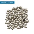 thumbnail image 3 of Unique Bargains 100PCS Flat Back Acrylic Teardrop Gems 6x10mm Artificial Rhinestones DIY Crafts Bead Jewelry Making Deep Gray, 3 of 7