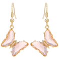 thumbnail image 1 of Dangle Drop Earrings Butterfly: Fake Crystal Charm Earrings Pierced Earrings, 1 of 2