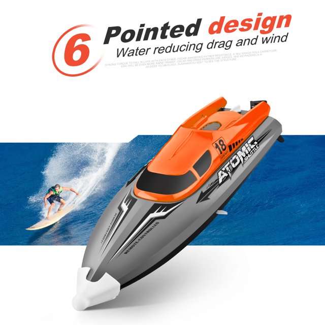 UDI009 RC Racing Boat – 30km/h, 2.4Ghz, Ready-to-Run – Great Gift For Adults & Kids