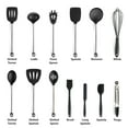 thumbnail image 2 of MegaChef Gray Silicone and Stainless Steel Cooking Utensils, Set of 14, 2 of 11