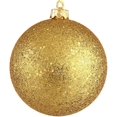 thumbnail image 4 of Vickerman 6" Antique Gold Sequin Ball Ornament, 4 per Bag, 4 of 5