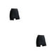 thumbnail image 4 of Minnieouse Pantalones cortos de seguridad transpirables de cintura alta de doble capa para mujer pantalones cortos finos de seda de hielo de Color Negro 2piezas, 4 of 6