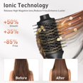 thumbnail image 5 of 5 in 1 Professional Hair Dryer Brush & Multi-Styler with 110,000 RPM,Ionic Blow Dryer Brush Set for Curling,Straightening,Volumizing, Drying,Auto Wrap Curls Hot Air Styler,Black, 5 of 6