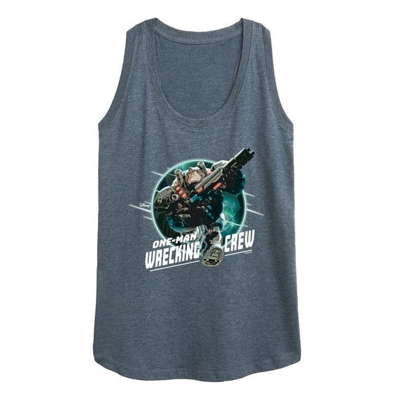 Disney Wreck It Ralph - One Man Wrecking Crew - Women's Racerback Tank Top