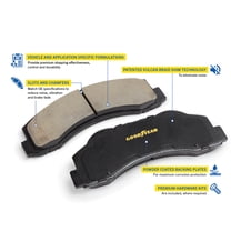 Goodyear Brakes Automotive Premium Carbon Ceramic Truck and SUV Front Brake Pads