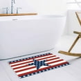 thumbnail image 4 of ALAGEO 4th of July Doormat American Flag Stars Stripes Patriotic Doormats Entrance Door Rug Red White Blue Summer Floor Mat for Memorial Day Independence Day Flag Day Home Holiday Decor 20x32 inches, 4 of 6