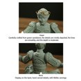 thumbnail image 4 of Estatua Del Rey Mono, Estatuilla De Sun Wukong Versátil Té De Arenisca Verde Mascota Respetuoso Con El Medio Ambiente Detalles Delicados Para Decoración De Escritorio Con Agua, 4 of 7