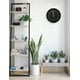 thumbnail image 4 of Reloj de Pared QZ Negro Silencioso Manecillas Plata 30 cms x 4 cms, 4 of 5