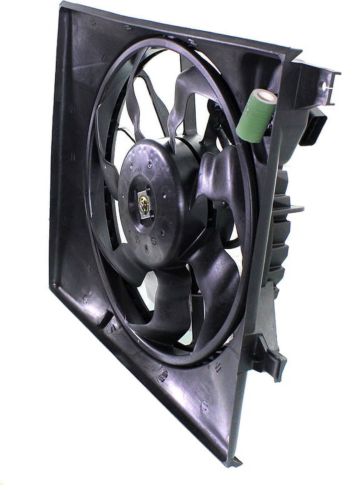 Replacement REPK160912 Cooling Fan Assembly Compatible with 2010-2011 Kia Soul Radiator